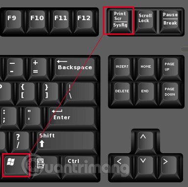 Phím tắt chụp màn hình máy tính