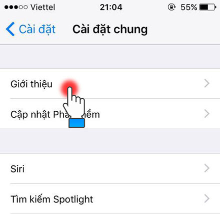 Chọn Giới thiệu